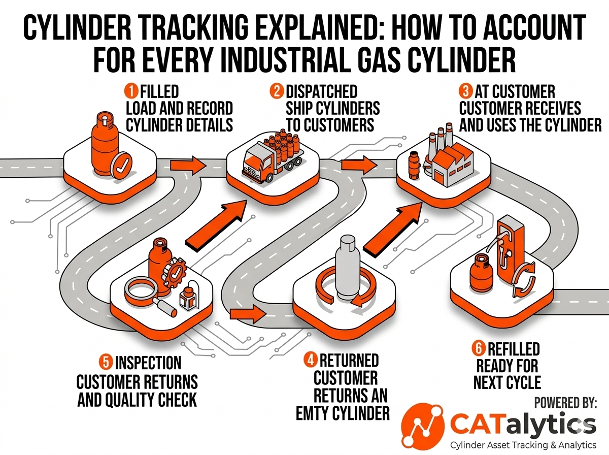 Cylinder Tracking Explained: How to Account for Every Industrial Gas Cylinder