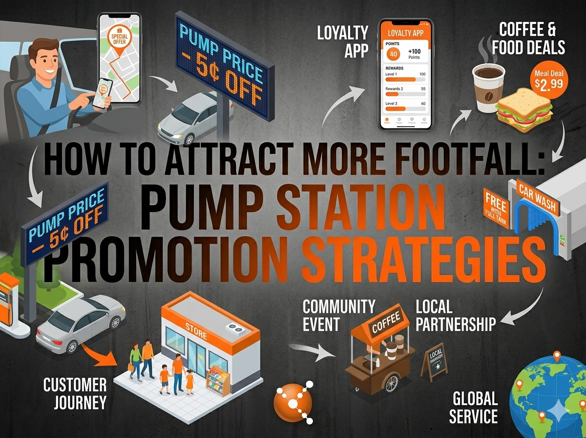 Promotional Strategies for Forecourt: How to Increase Footfall to Your Petrol Pump Station