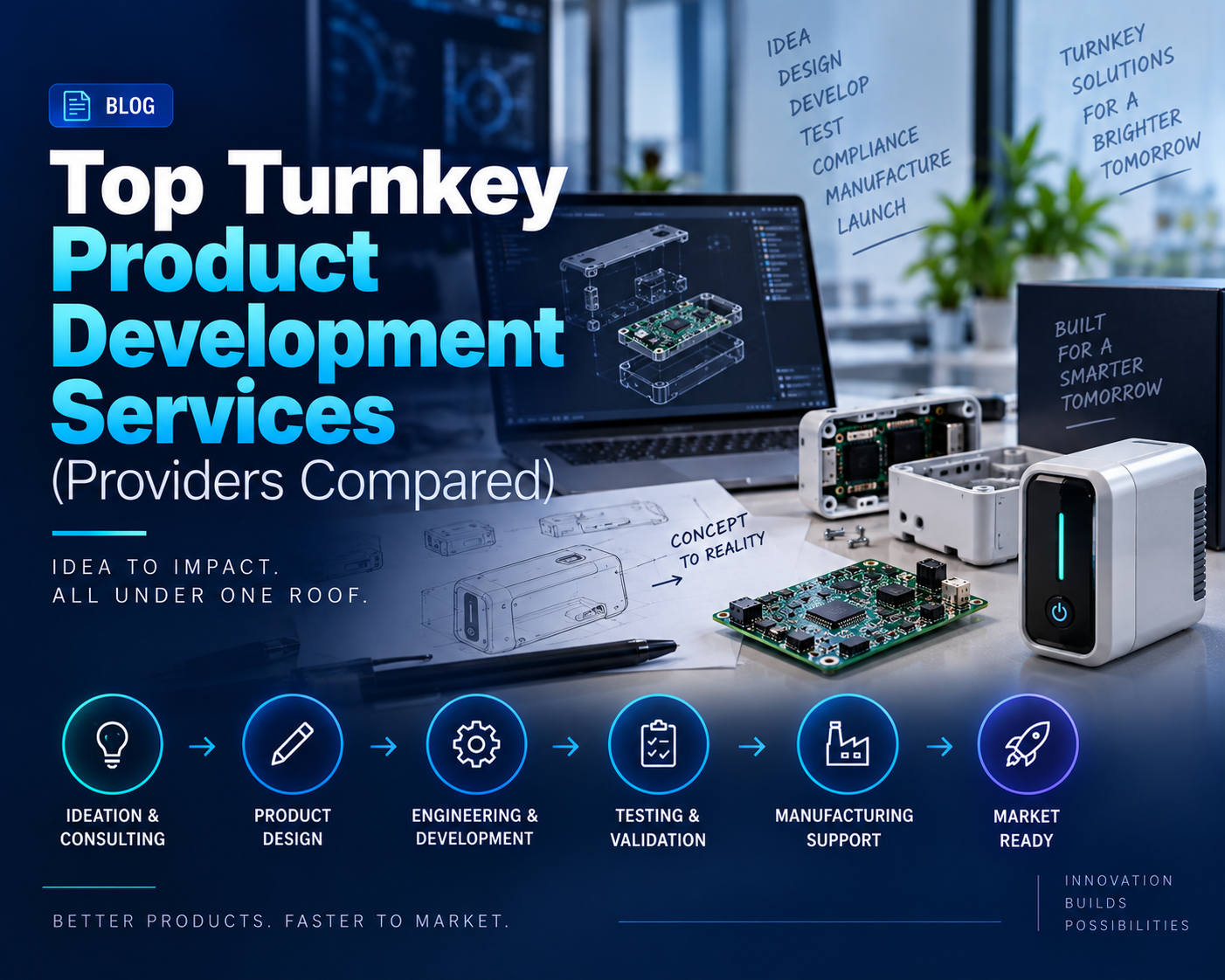 Top Turnkey Product Development Services (Providers Compared)