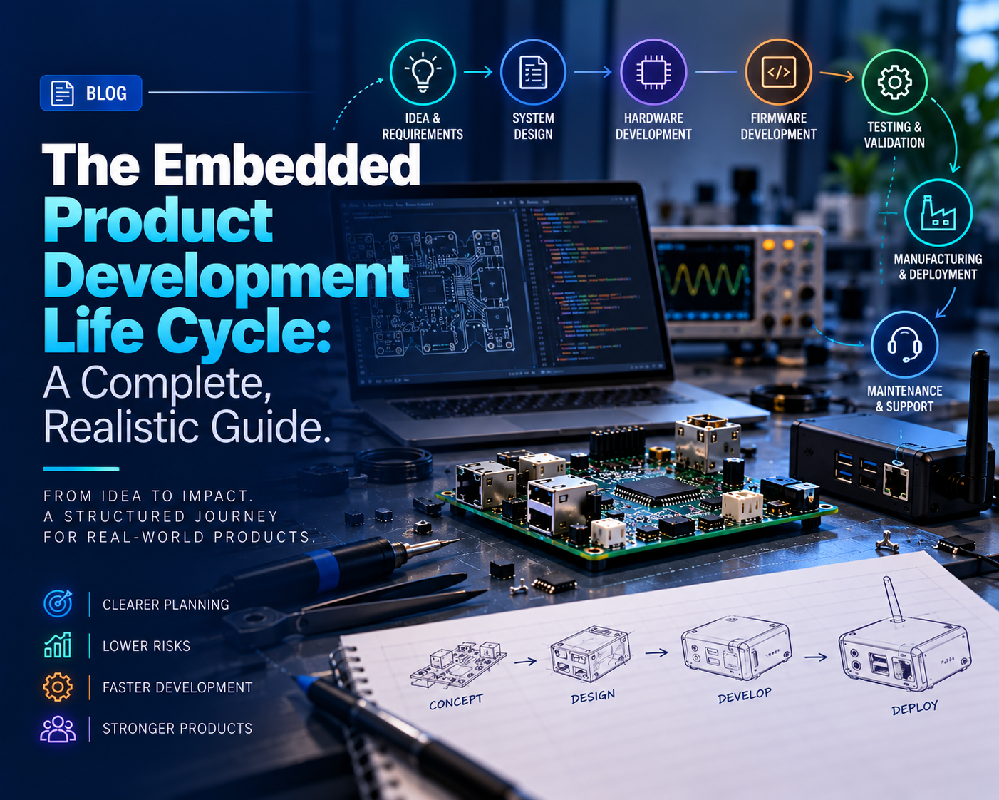 The Embedded Product Development Life Cycle: A Complete, Realistic Guide